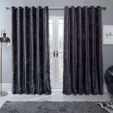Home Collection Curtain Polyester Antracit
