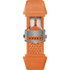 Tag Heuer Watch Straps Tag Heuer Connected 45mm Rubber Orange Folding Buckle