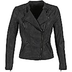 Only Ava Imitation Biker - Zwart