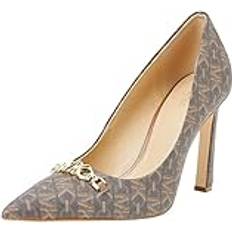 41 ½ - Dame Pumps Michael Kors Damen Tiffanie Pump Heeled Shoes, BRN Luggage