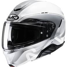 HJC RPHA-91 Combust, Flip-up helmet, White Grey