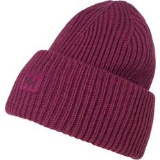 Tyg - Unisex Mössor Helly Hansen Rib Beanie Skidkläder Dark Magenta