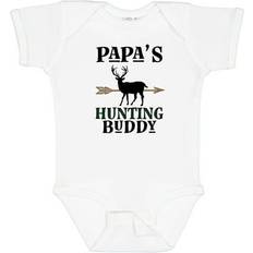 Children's Clothing Inktastic Papa Hunting Buddy Bow Hunter Boys or Girls Baby Bodysuit