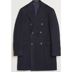 Oscar Jacobson Buitenkleding Oscar Jacobson DB Wool/Cashmere Coat - Navy