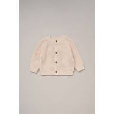 1-3M Cardigans Children's Clothing Rock A Bye Baby Cardigan with Embroidery Back Detail Cream 3-6