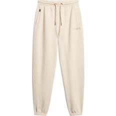 Superdry Trousers Superdry Essential Logo Cuffed Joggers, Light Oat Marl