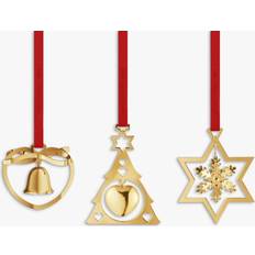 Rustfrit stål Juletræspynt Georg Jensen Miniature Christmas Mobile 2024 Gold Juletræspynt 5.7cm 3stk