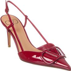 Valentino Shoes Valentino Valentino Vlogo Patent Slingback Pump