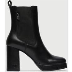 Poppy Chelseaboots Läder - Svart