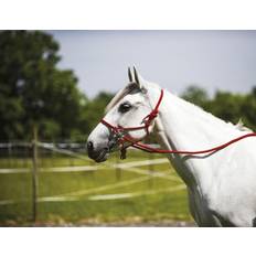 Pony Tøjler Norton Etologisk Hovedkrave Med Tøjler - Red