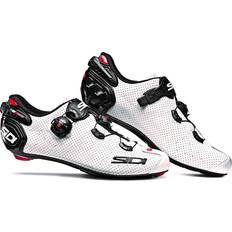 Shoes Sidi Wire Air Vent Carbon Road Cycling Shoes (46.5, White/Black)