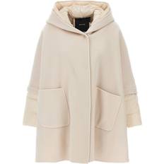 Mujer - Rosa Abrigos Pinko Coat Woman - Beige