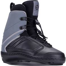 Boys Optic Wakeboard Bindings Black Grey