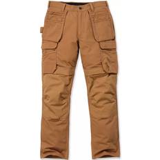 Brown Work Pants Carhartt Cordura Relaxed Fit Cargo Pocket Pants - Brown