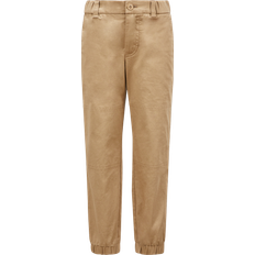 Moncler Trousers Moncler Enfant Boys Cotton Twill Trousers - Beige
