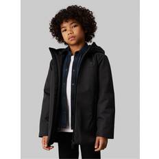 Calvin Klein Polyester Overtøj Calvin Klein Technical Hooded Jacket Black