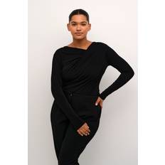 Dam - Jersey Blusar Kaffe Curve Kcaidi Jersey Blouse - Black