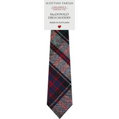 Checkered Suits I Luv LTD Boys wool tie in scottish woven macdonald dress modern tartan