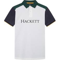 Hackett Heritage Multi Polo T Shirt White