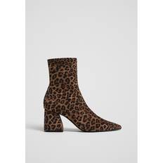 Fabric - Women Boots Stradivarius Animal print ankle boots COMBINED