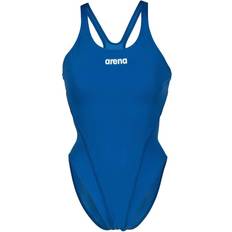 Donna Costumi da bagno Arena Solid Swim Tech Team Costume Intero Donna - Royal-white