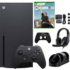 Game Consoles Microsoft Xbox Series X 1TB Console with Madden 23 Game and Accessories Kit No Color