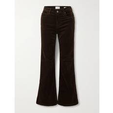 Brown - Women Jeans Frame Le Easy Flare Corduroy Jeans ESPRESSO (28)