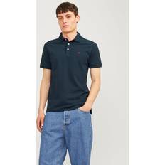 Slim-fit Poloshirts Jack & Jones Einfarbig Polokragen Poloshirt