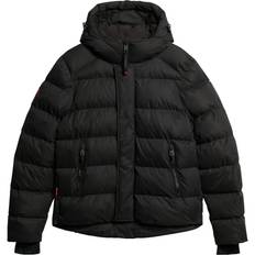 Microfiber Outerwear Superdry Men's Men's Hooded Microfibre Sport Puffer Black Regular/40