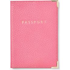 Aspinal of London Pebble Leather Passport Cover