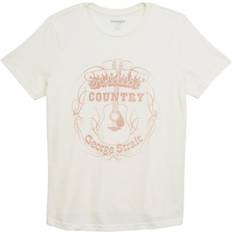 Tops Wrangler Women's George Strait T-Shirt Marshmallow