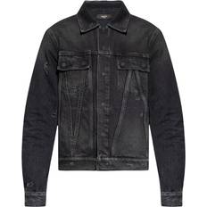 Amiri Jackets Amiri distressed-effect denim jacket men Cotton Black