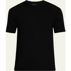 Giorgio Armani OFFICIAL STORE Viscose And Cashmere Jacquard Jersey Crew-neck T-shirt