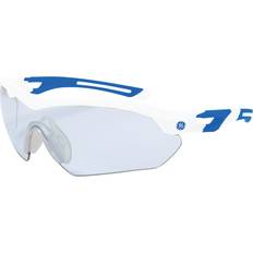 White Eye Protections General Electric Safety Glasses, Clear Lens, Anti-FogScratch, Frame Color White, Lens Color Clear, ANSI Z87 Compliant, Model# GE110CAF