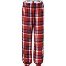 Punainen Pyjamat Tommy Hilfiger Flannel Cuffed Pyjamahousut - Ruskea