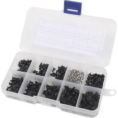 Building Materials Tlily 500 Pcs M2 M2.5 M3 KM Screw Flat Head Screws Set Kit