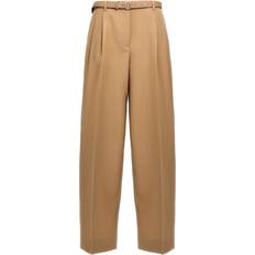 Beige - Woman Belts Jil Sander Sander-Gabardine Belt Pantaloni Beige-Donna 34DE