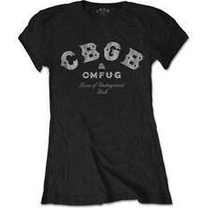CBGB Ladies Classic Logo T-Shirt - Black