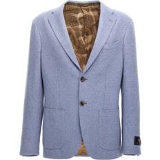 Hombre - XS Blazers Etro Etro-Roma Blazer Celeste-Uomo Light Blue 52IT