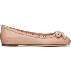 Valentino Garavani Rockstud Ballerina Sko Dame - Lyserød