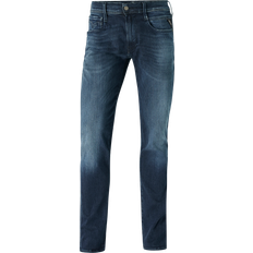 Kläder Replay Jeans Anbass Hyperflex Clouds Blå
