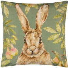 Scatter Cushions Evans Lichfield Grove Hare Outdoor - Olive - One Size Cushion Cover Green