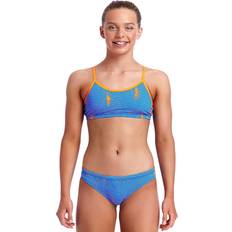 Bikinis Children's Clothing Funkita Girls Ocean Swim Racerback Two Piece Bikini Set