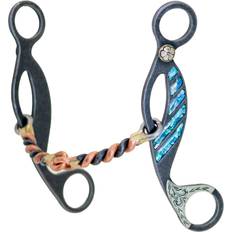 Turquoise Bits Partrade Cowboy Tack Turquoise Snaffle Copper Twist Gag Bit