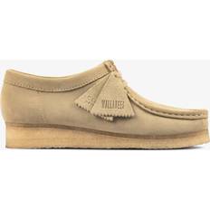 Beige - Women Derby Clarks Wallabee Beige