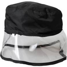 Dolce & Gabbana Hats Dolce & Gabbana Black Polyester Plastic Bucket Hat Men