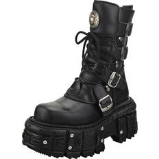 New Rock Schoenen New Rock Platform Boots - Black/Zwart