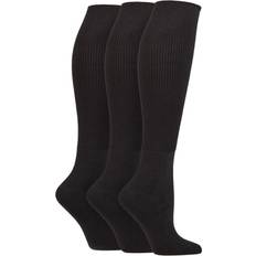 IOMI Unisex Knee High Diabetic Socks Black