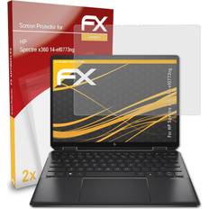 atFoliX Screen Protection Film For Hp Spectre X360 14-ef0773ng 2x