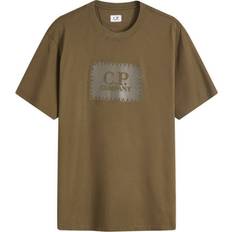 C.P. Company Men's Logo Label T-shirt - Ivy Green